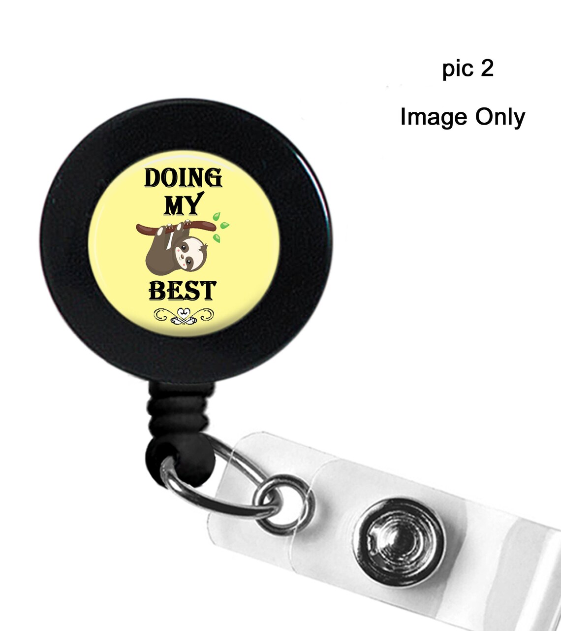 Funny Badge Reel Doing My Best Badge Funny Gift Idea | Etsy
