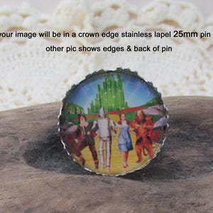 Let God Fix It Lapel Pin Brooch With Tie Tack Back - Choice of Style 25 or 18mm - Faith Brooch Pin Jewelry - Religious Gift Idea Faith Pin image 4