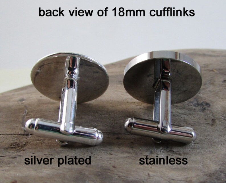 Scripture Wedding Cufflinks Choose 18mm Silver or Stainless We Love Because He First Loved Us John 4:19 Wedding Cufflinks or Tie Clip