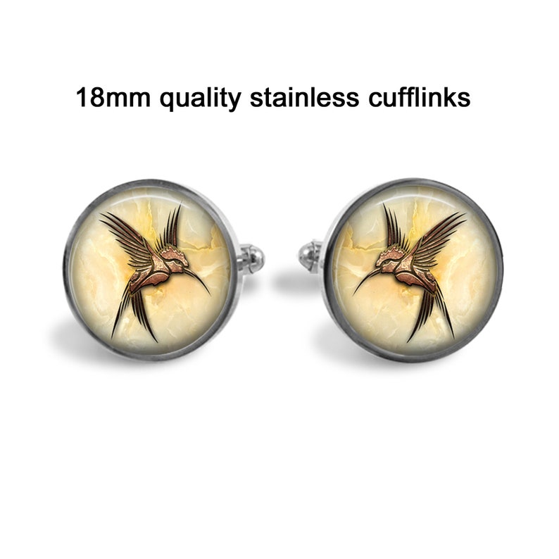 Select Gifts Humming Bird Gold-Tone Cufflinks in Pouch Select Gifts Humming Bird Gold-Tone Cufflinks in Pouch
