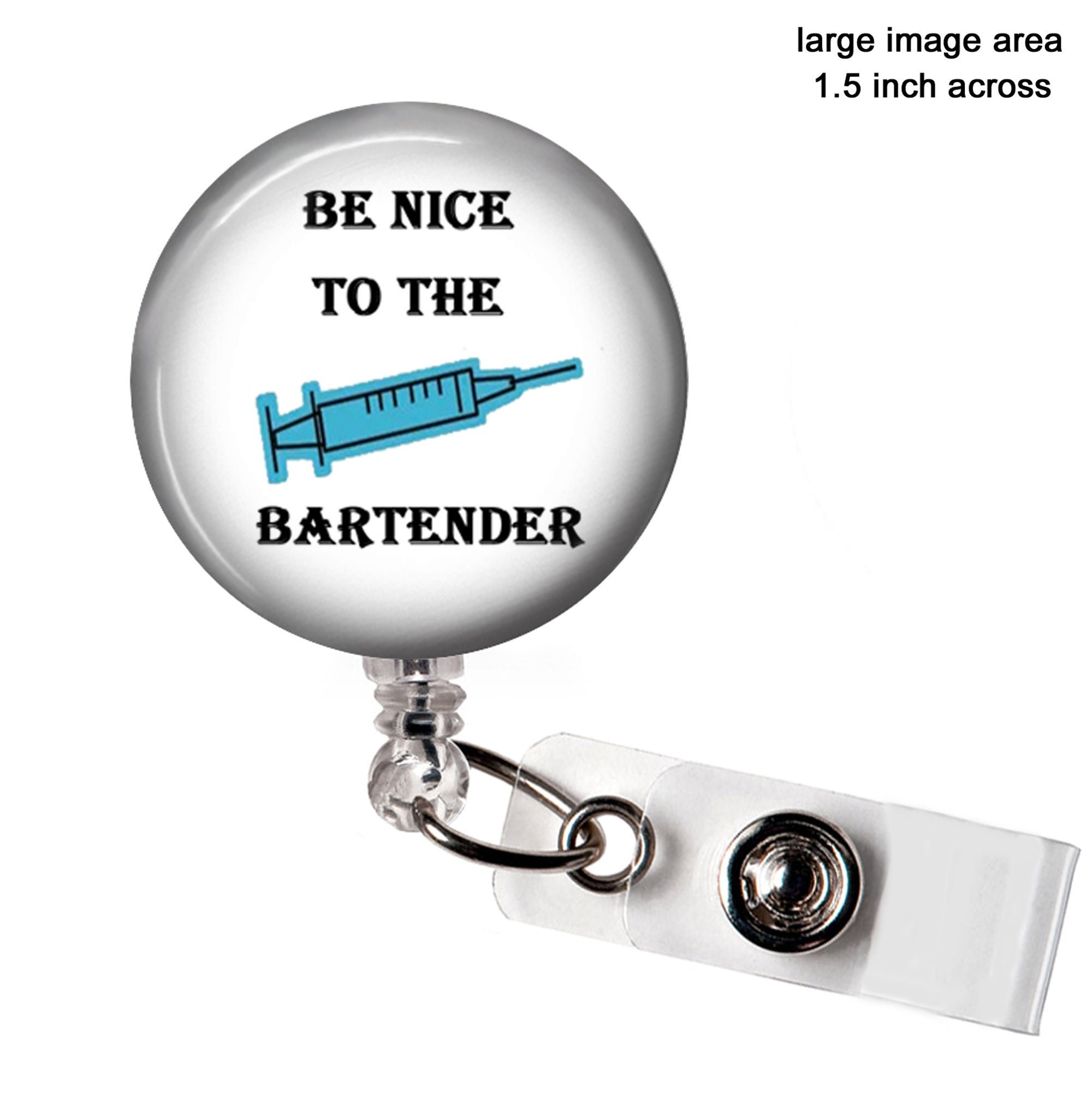 Anesthesia Badge Reel Be Nice to the Bartender 136 Large - Etsy Ireland Anesthesia Badge Reel Be Nice to the Bartender 136 Large - Etsy Ireland