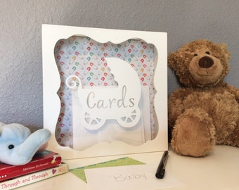 Baby Shower Card Box Etsy