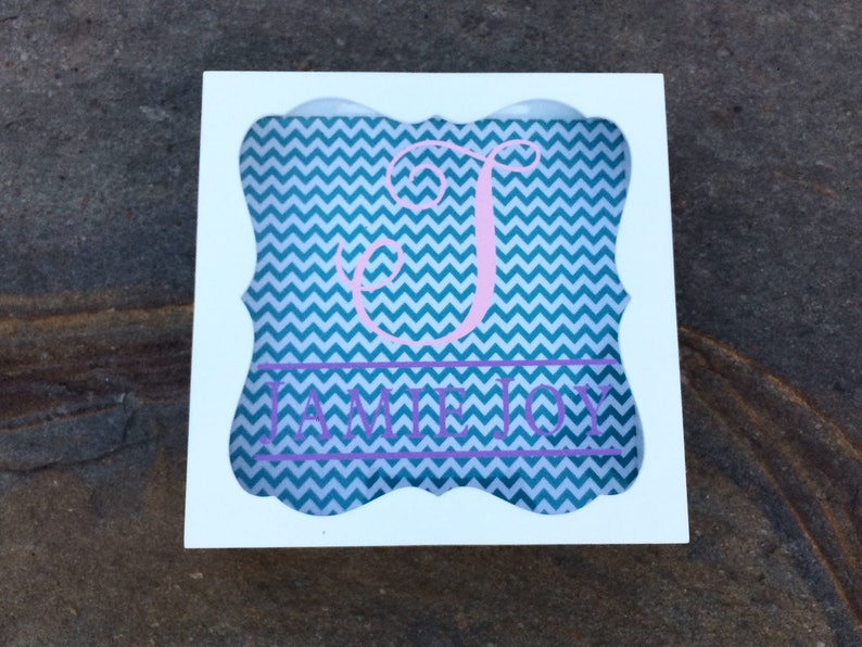 Shadow Box Bank Personalized Bank Piggy Bank Nursery Etsy