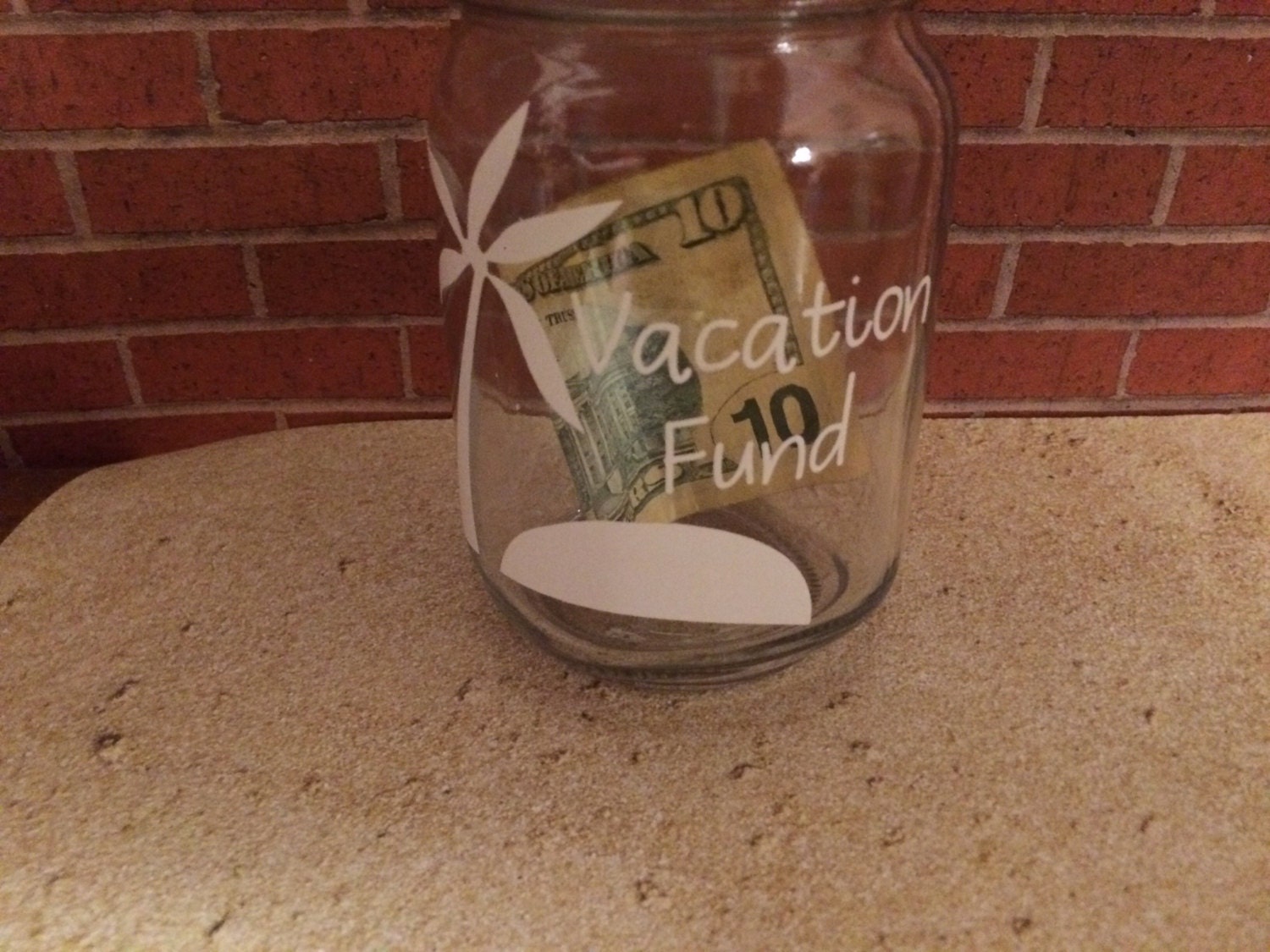 Vacation Fund Jar Money Bank Money Jar Savings Bank Etsy