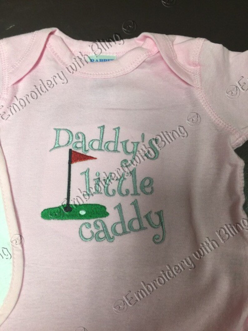Daddy's/Mommy's Little Caddy shirt or bib or Etsy