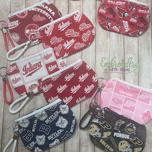 College Fabric Wristlet