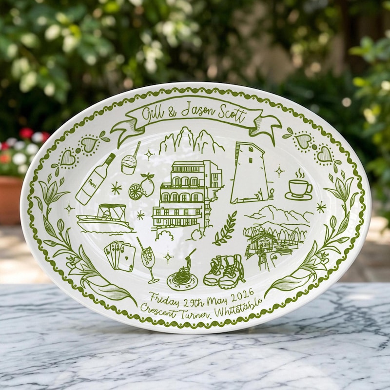 Personalized Plate Couple - Etsy