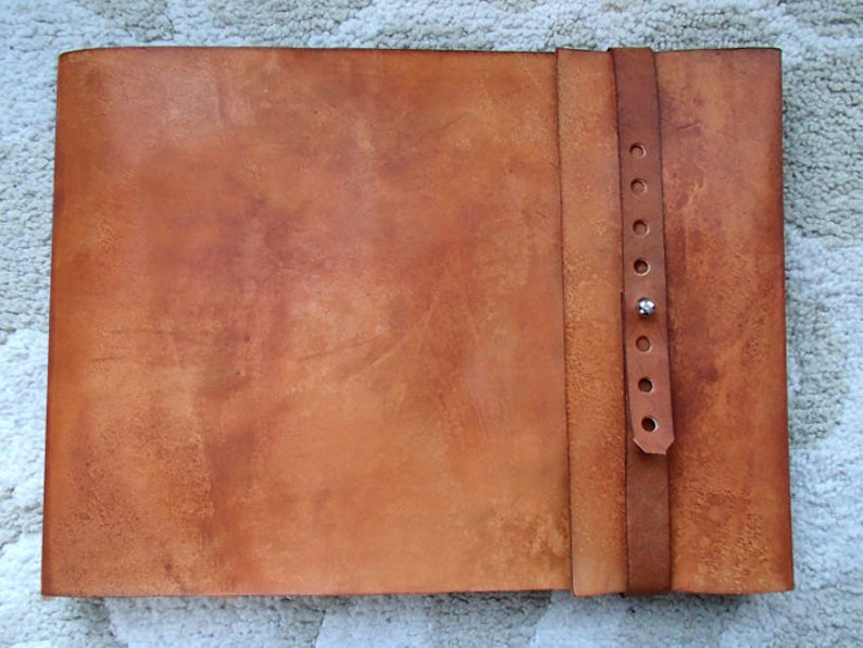 Sketchbook Leather Sketchbook Refillable Sketchbook Large image 6.