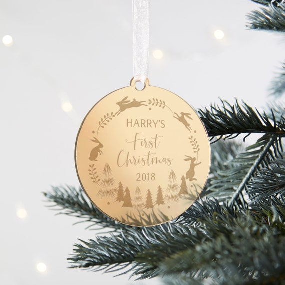 baby's first christmas bauble 2018