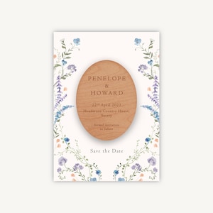 Save the Date, Magnet Save the Date, Regency Floral, Vintage Spring Summer Wedding