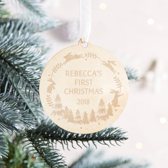 baby's first christmas bauble 2018