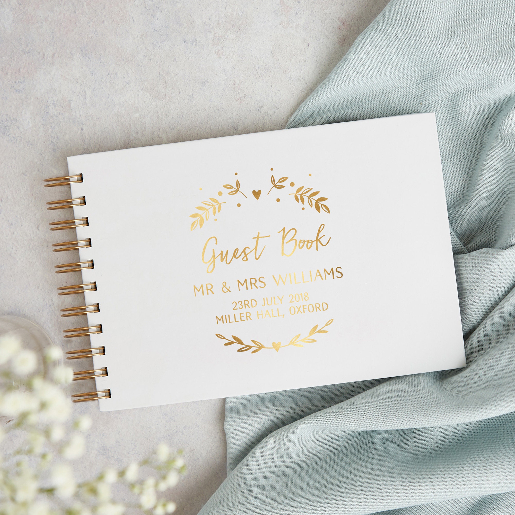 Botanical Wedding Guest Book