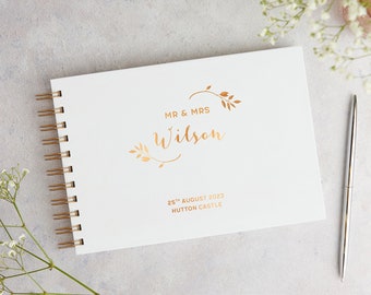 Botanical Wedding Guest Book