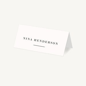 Wedding Place Cards - Personalised Place Setting - Wedding Place Card - Wedding Breakfast Table Cards - Wedding Seating - Simple Script