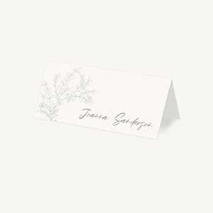 Wedding Place Cards - Personalised Place Setting - Wedding Place Card - Wedding Breakfast Table Cards - Wedding Seating - Elegant Floral