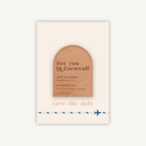 Save the Date, Magnet Save the Date, Muted Travel, Destination Spring Summer Wedding