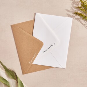 Modern Script Folded Wedding Invitation image 3