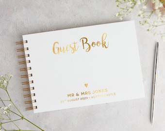 Foil Wedding Guest Book