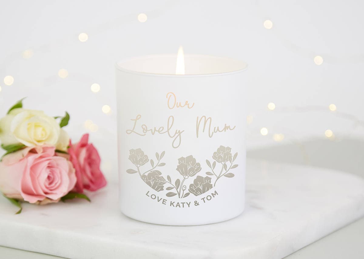 Cadeaux de Fête Des Mères, Cadeau Bougie Mères Personnalisée Pour Belle Maman