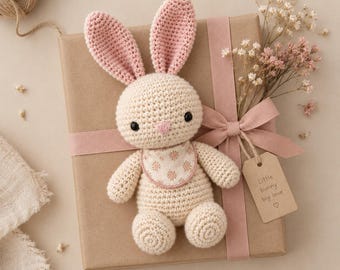 Crochet Bunny Pattern PDF Amigurumi Rabbit Plush instant download