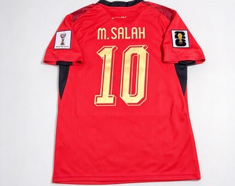 Ägyptisches WM-Trikot 2026, Mohamed Salah, Emam Ashour, Shobeir und Zico, individueller Name und Nummer