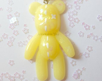 APC110 Antique Silver Finish Friends Forever with Tassel and Teddy Bear PlannerTN Charm