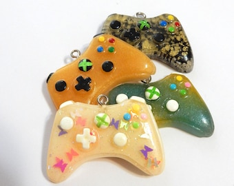 Mini Gaming Controller Charm |  Mini Video Game Controller Keychain | Gamer Gift | Console Controller Bag Charm | Cute Gamer Accessory