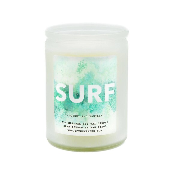 Element Surf Candlecoconut Vanilla Often Etsy