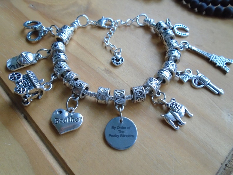 Peaky Blinders I Heart Thomas Shelby Charm Bracelet BBC TV Etsy