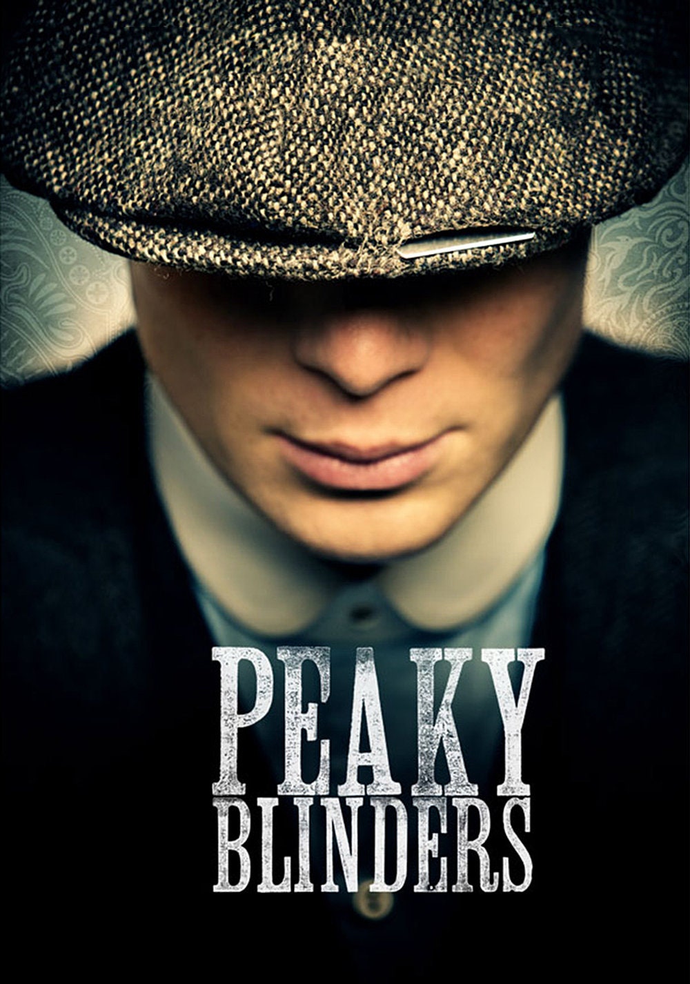 Bracelete Peaky Blinders Preto Com 4 Furos Ajustável