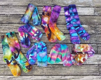 Mystery grab tie dyed cotton socks!