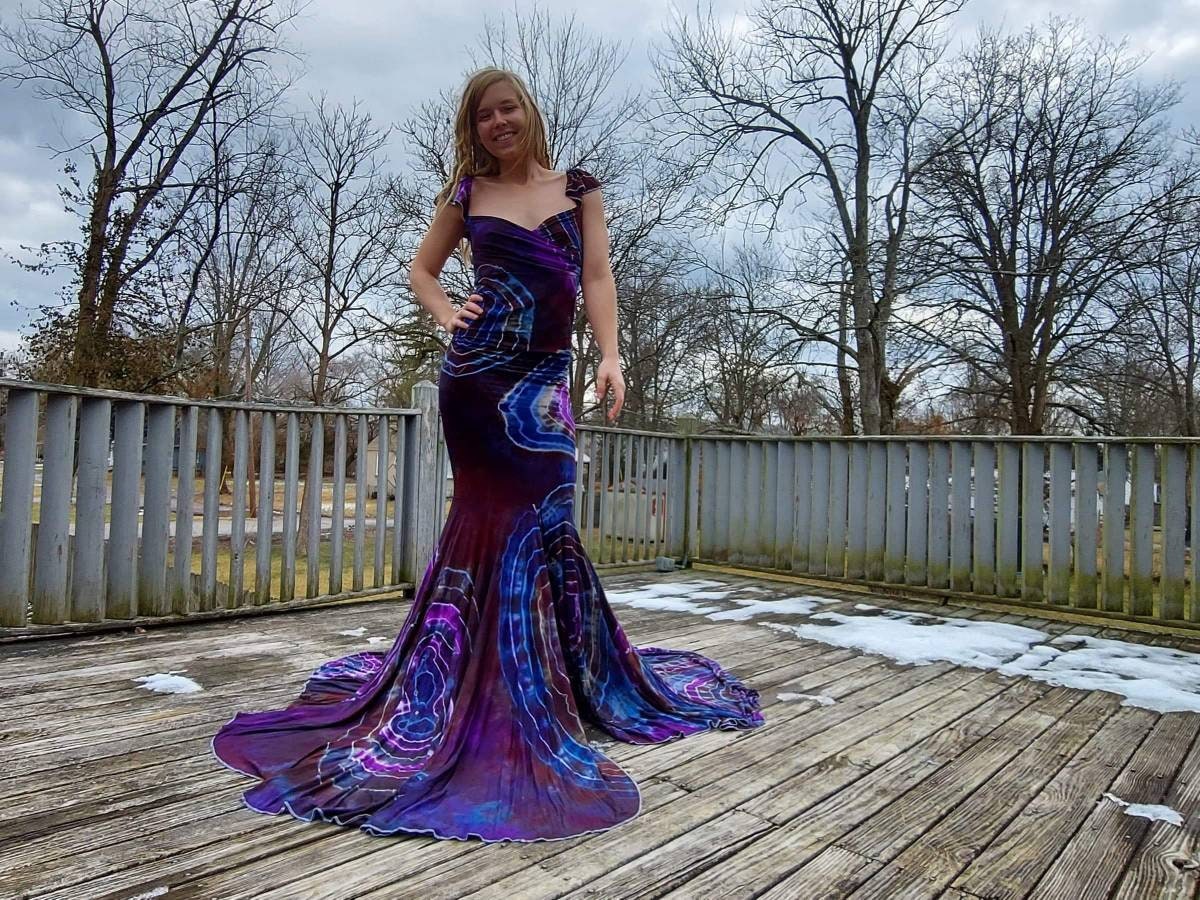 Custom - Tie Dye - Wedding/Maternity - Prom - Special Occasions - Festive - Mermaid- Dress - Xs-2xl Available Custom - Tie Dye - Wedding/Maternity - Prom - Special Occasions - Festive - Mermaid- Dress - Xs-2xl Available