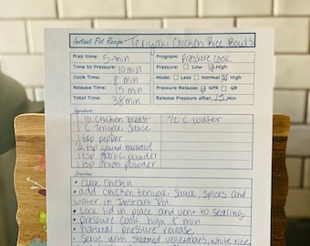 Instant Pot Recipe Card Bundle