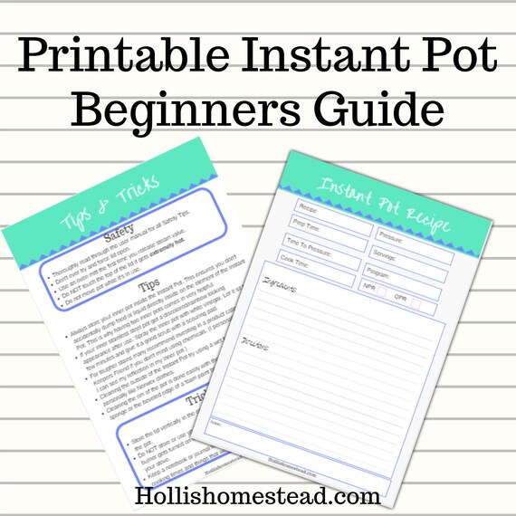 Instant Pot Time Chart