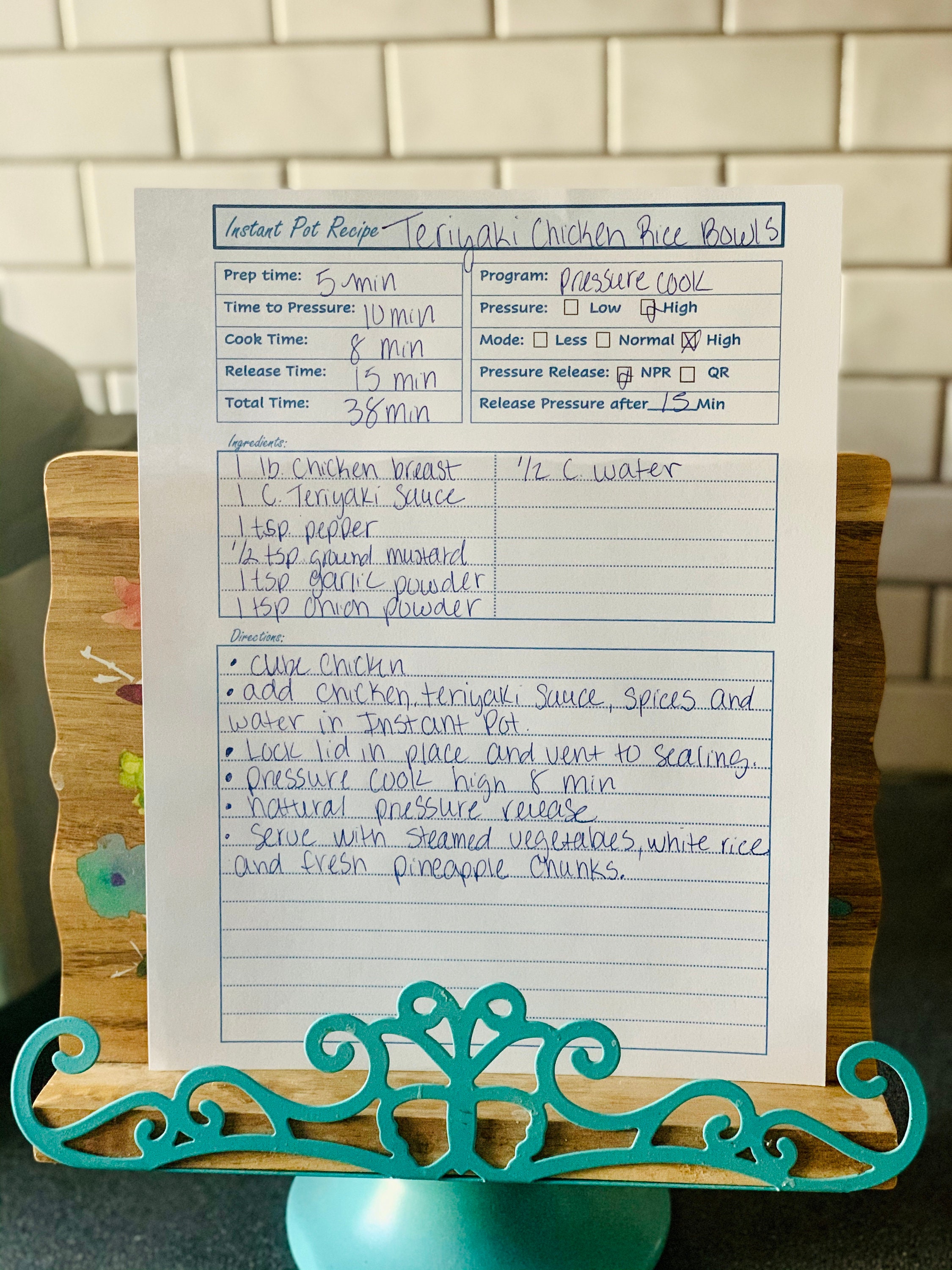 Instant Pot Recipe Card Bundle - Etsy