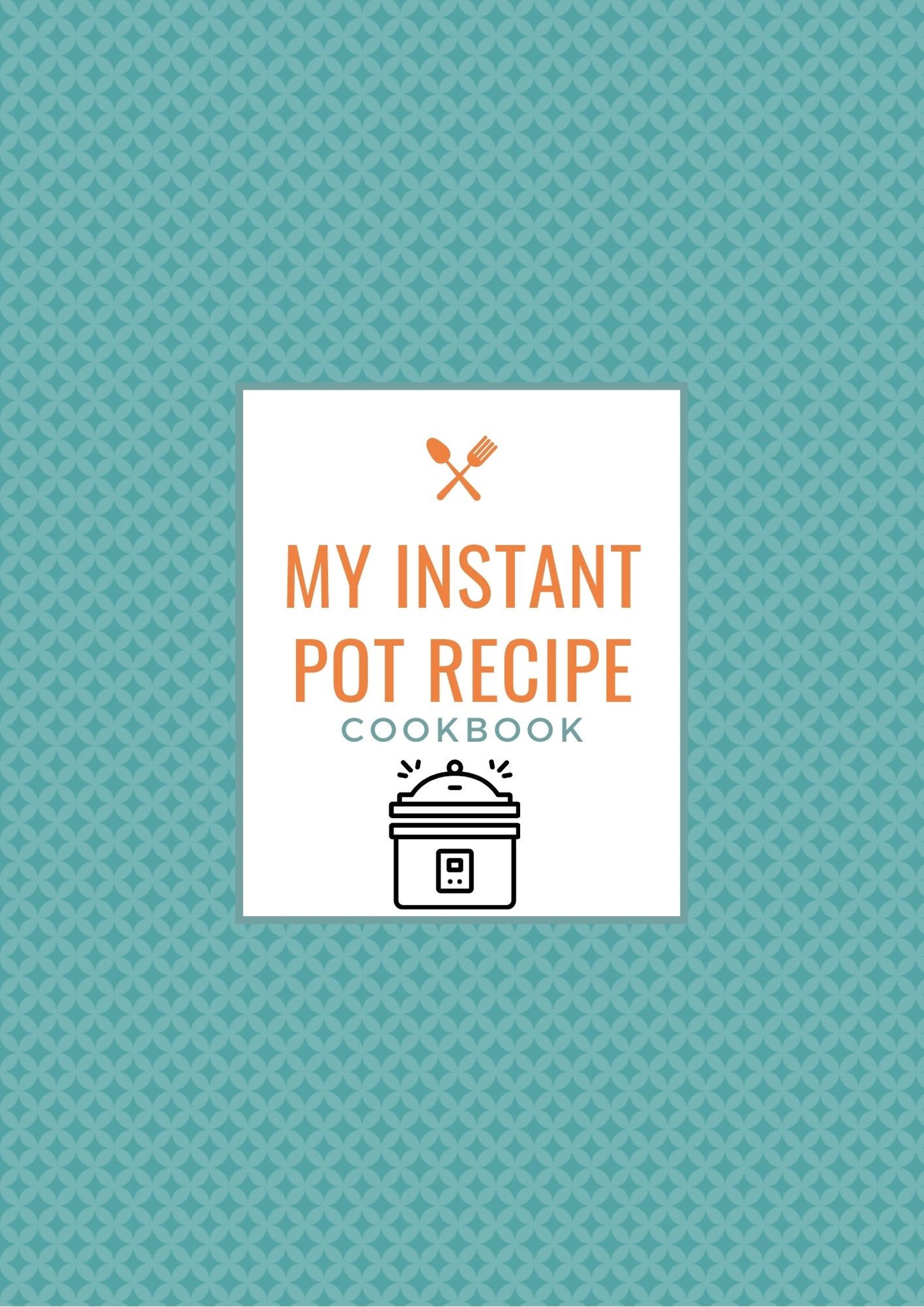 Printable Instant Pot Cookbook Template make Your Own - Etsy