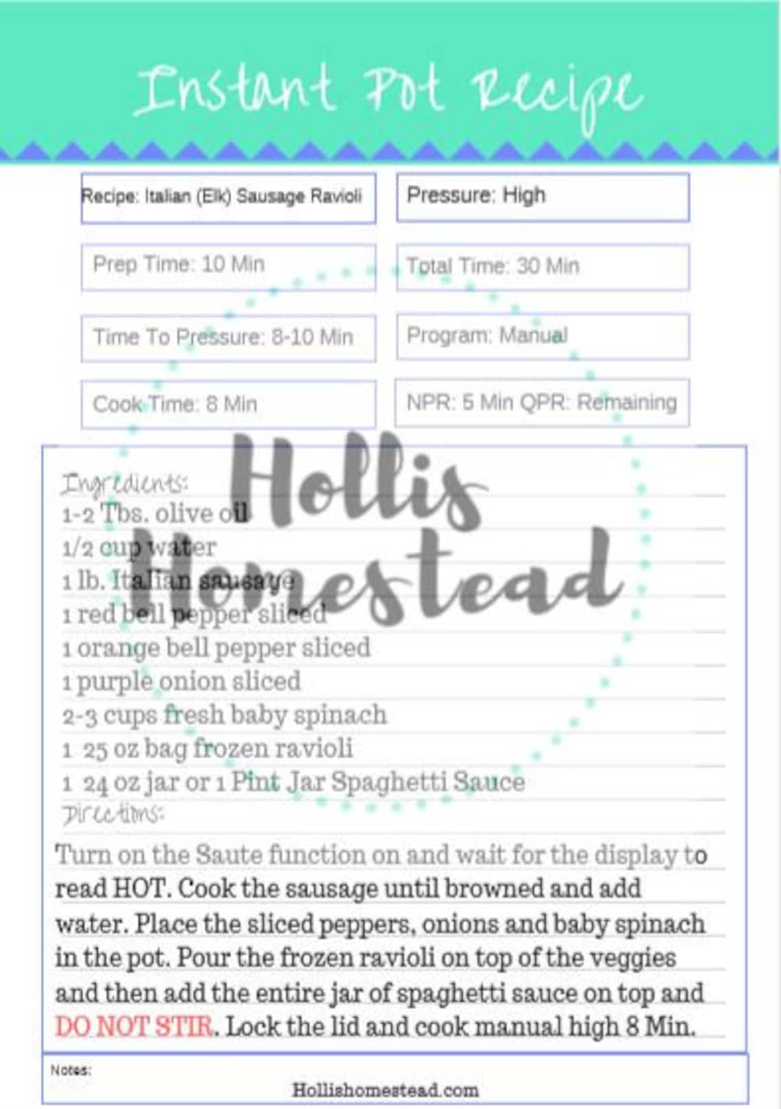 Printable Instant Pot Beginners Guide (24 Page) Recipes, Time Chart ...