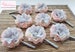 Men's Boutonniere- Shabby Chic Chiffon Rose Boutonniere, Blush Pink and Gray Boutonniere 