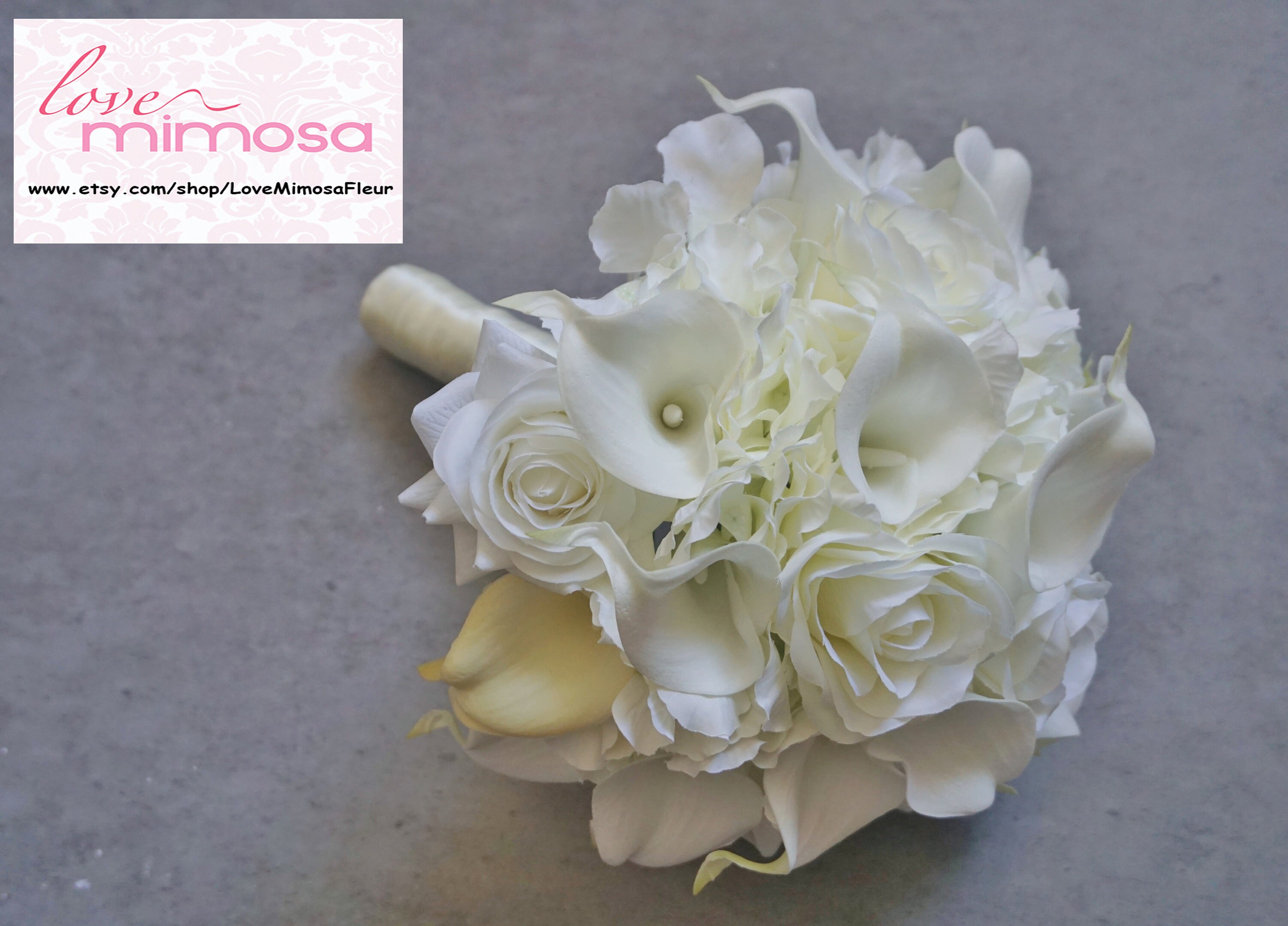 Bridal Bouquet Silk Flower Bouquet Calla Lily Bouquet | Etsy