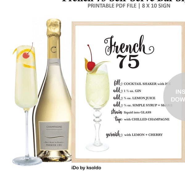 Drink Recipe Cards - Etsy