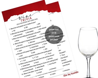 Free Printable Wine Trivia Quiz With Answer Key, 59% OFF