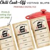 DIY Chili Cook off AWARD RIBBONS Chili Challenge Awards Chili Cook off ...