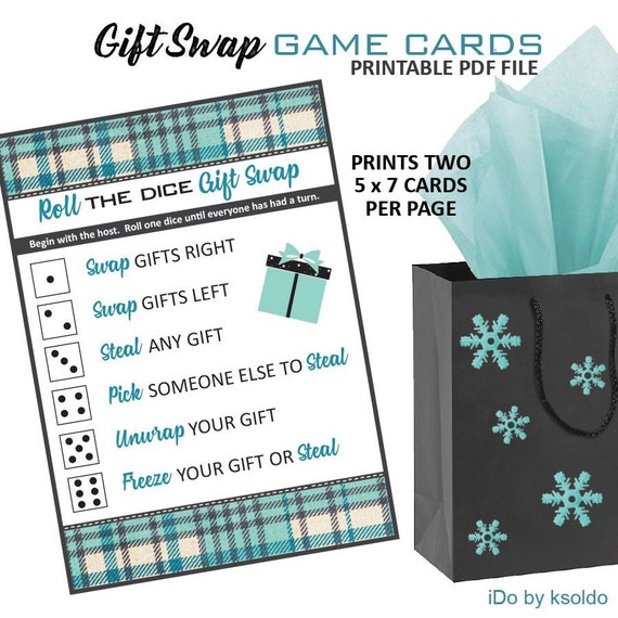 Gift Exchange Game Christmas Ornament Exchange Christmas Etsy