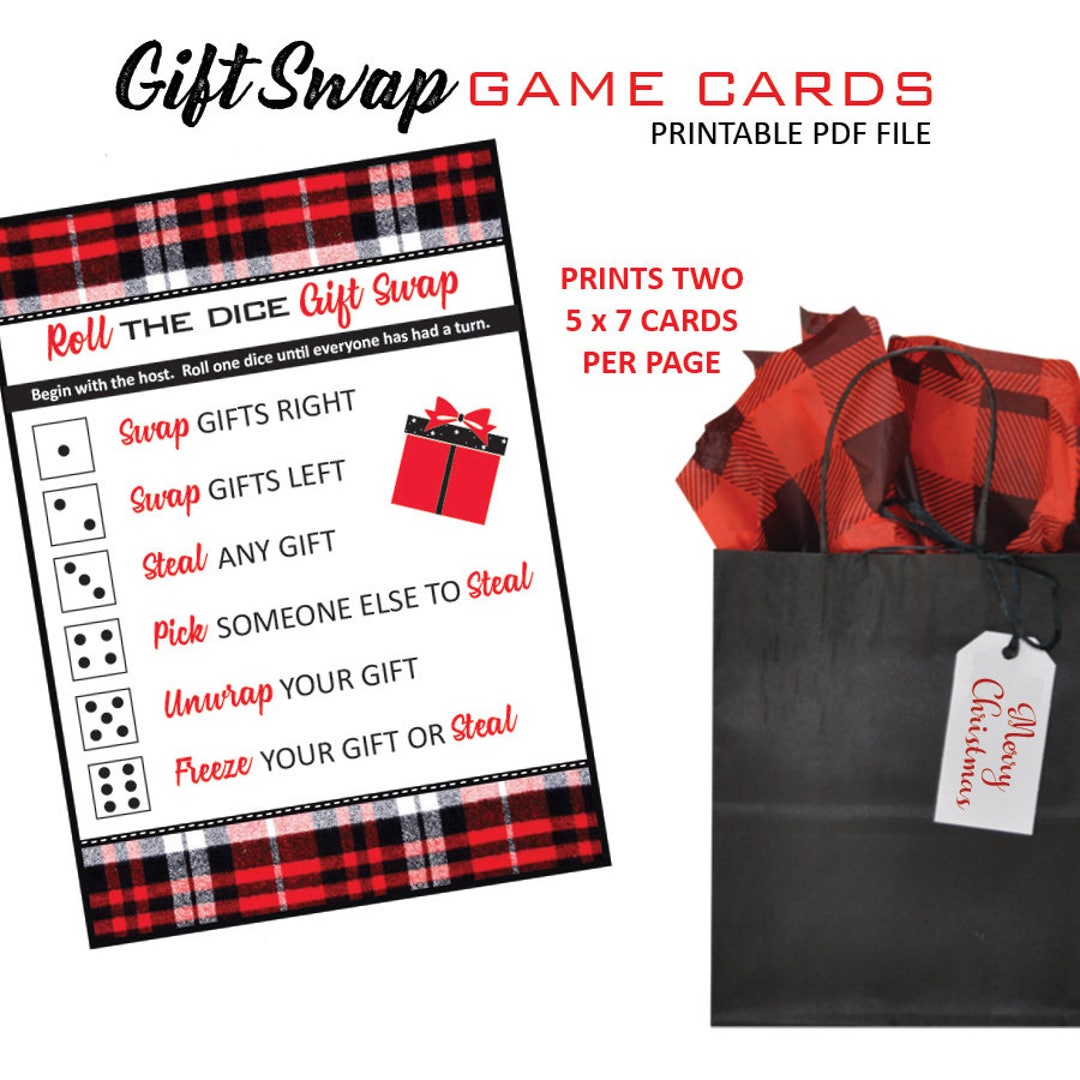 Christmas Gift Exchange Game Christmas Ornament Exchange - Etsy