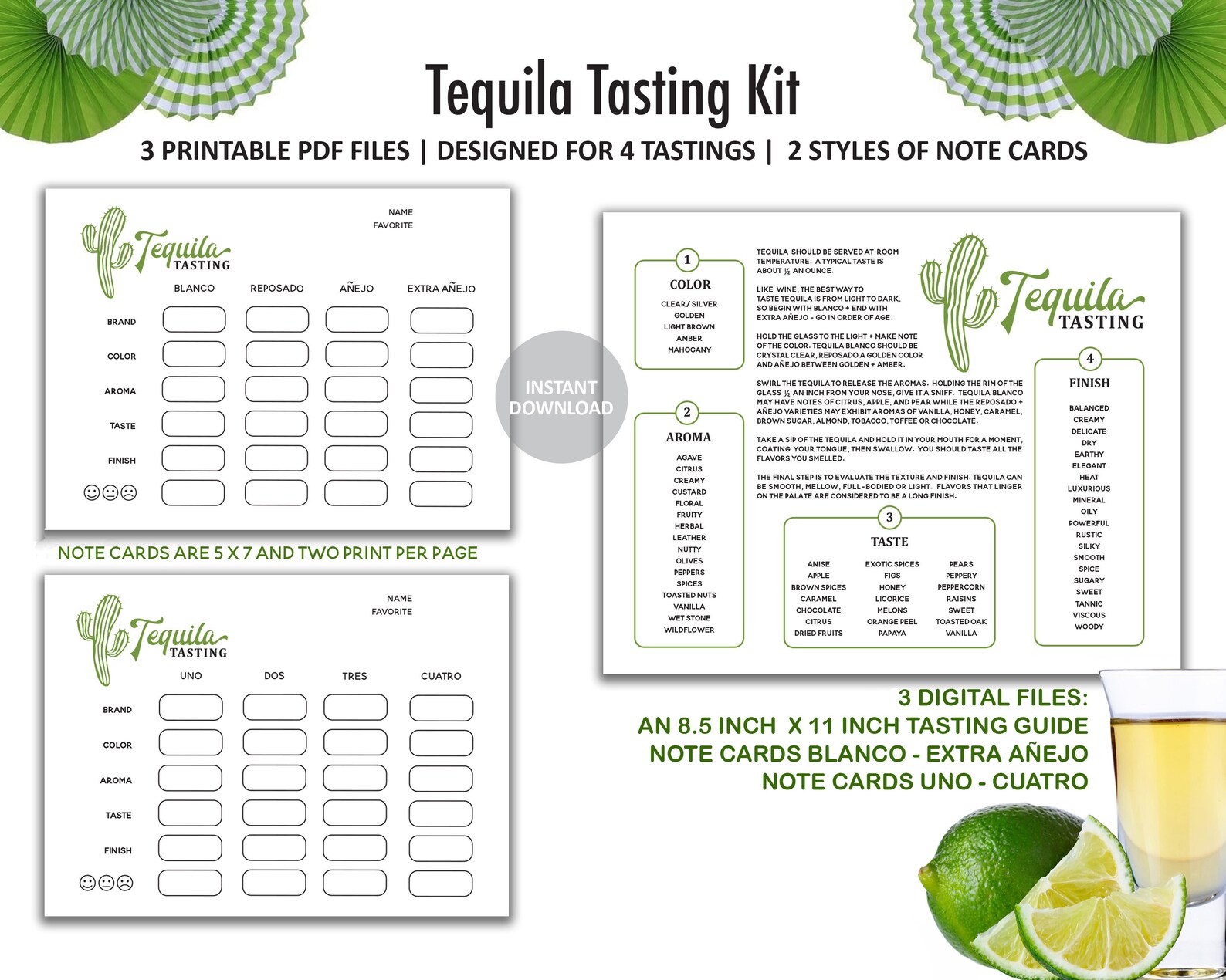 Tequila Tasting Kit Tequila Party Tequila Rating Tequila Etsy