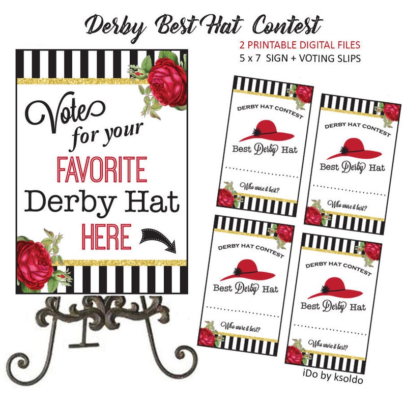 Derby Decor Kentucky Derby Hats Hat Contest Derby Party Kentucky Derby Party Kentucky Derby Best Hat Contest Kentucky Derby Game Party Games Party Favors Games Erfuntahmasbi Ir