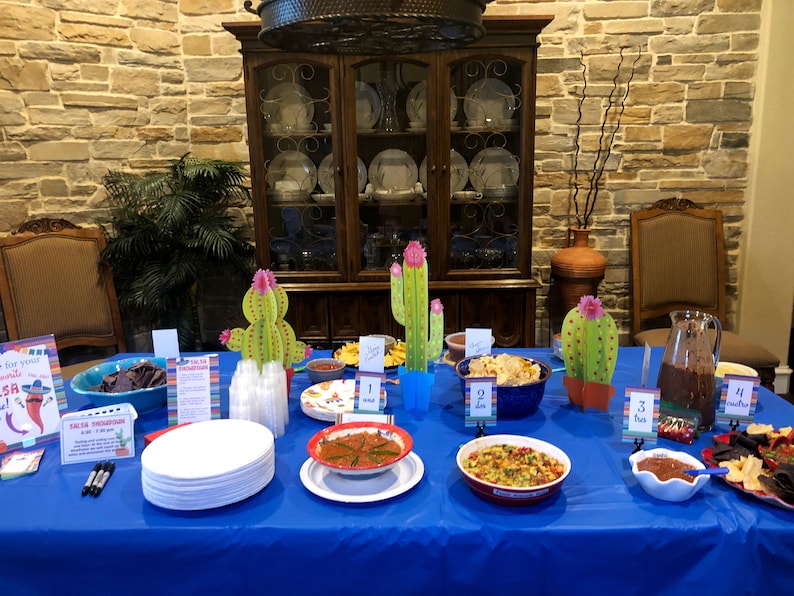 Salsa Showdown Kit Salsa Cookoff Tacos and Tequila Etsy