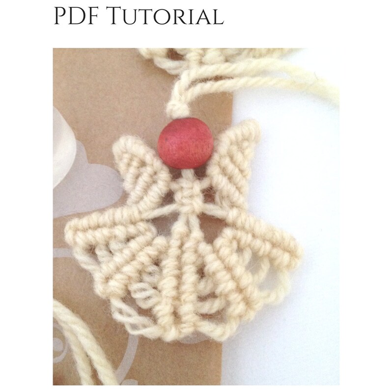 Sconto 50 Angelo macrame foto tutorial descrizioni in Etsy