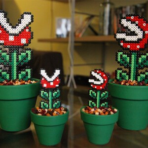 Super Mario Inspired Big Potted Piranha Plant. Two Different Models. Detachable. image 4