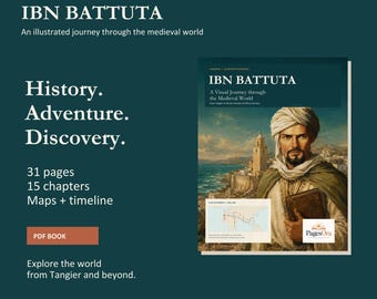 Ibn Battuta Medieval Traveler Book | Illustrated Journey, Maps, Timeline (PDF Download)